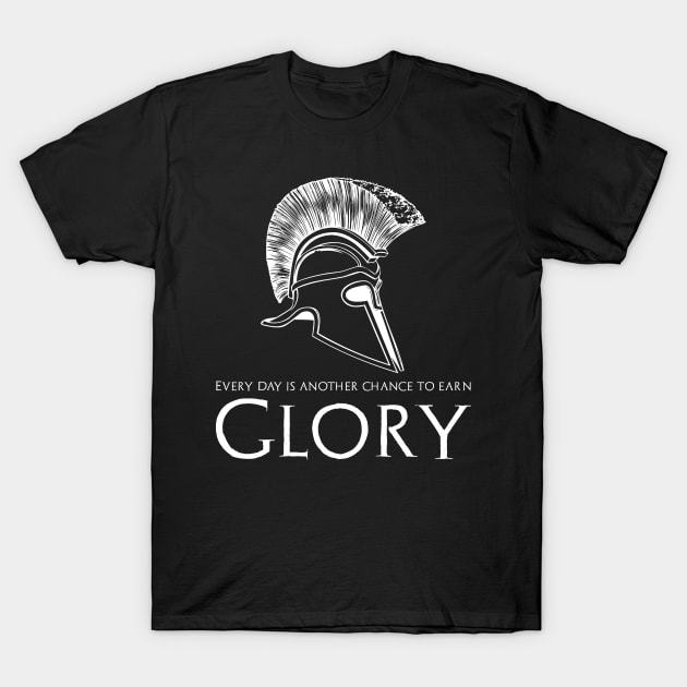 Ancient Greek Glory - Inspirational & Motivational Quote T-Shirt by Styr Designs